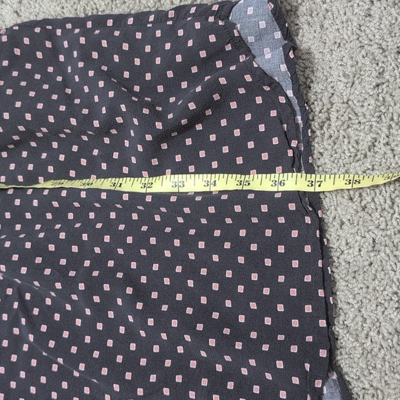 LOFT Outlet Rayon Square Polka Dot Print Casual Dress Size XL - Picture 10 of 11